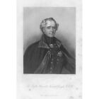 Field Marshal Hugh Gough, 1st Viscount Gough - Antique Print c1850