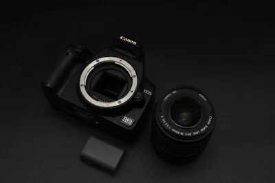 Canon EOS 350D 8.0MP DSLR Digital Camera + 18-55mm Lens - Image 1 of 4