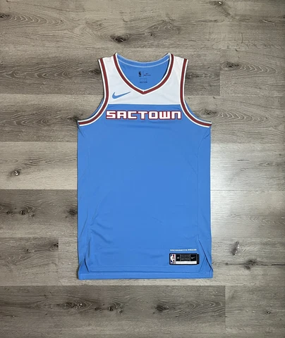 Nike Sacramento Kings Authentic City Jersey Sactown Pro Cut Rare Fox Mens Sz 48 Cover
