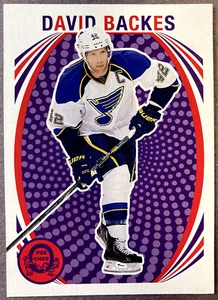 2013-14 O-Pee-Chee Retro Parallel #181 David Backes St. Louis Blues - Picture 1 of 1