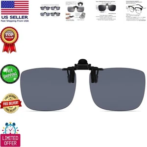 Effortless Clip-On Polarized Sunglasses for Prescription Glasses - Clear Vision - Picture 1 of 8
