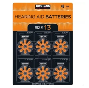 New Kirkland Signature Hearing Aid Batteries Size 13 2 x 48 Pack - Picture 1 of 1