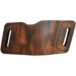 VERSACARRY Water Buffalo Quick Slide Belt Slide Holster, Ambidextrous, Leather - Picture 1 of 5