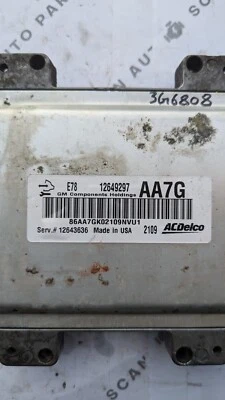 Used 2012 Chevrolet Silverado ACDelco E78 ECU 12649297/126443636 - Image 1 of 3