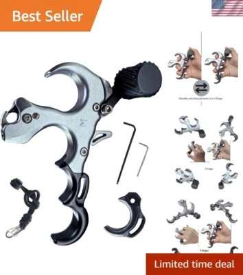 Copound Bow Aid Releaser with Wrist Straps and Adjustent Tool,Archery Release... - Image 1 of 4