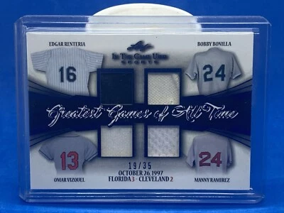 CAMISETA/PARCHE BONILLA RENTERIA VIZQUEL MANNY RAMIREZ 2020 HOJA EN EL JUEGO 19/35 Foto 1 de 2