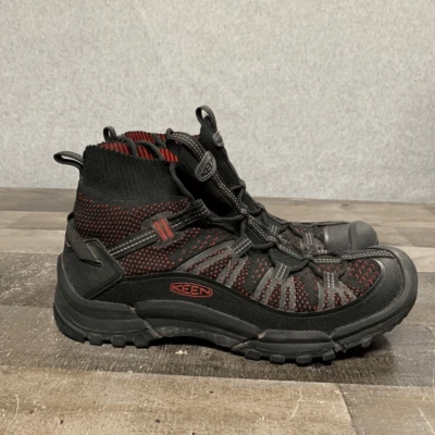 Botas de senderismo Keen para hombre talla 10,5 Targhee Evo Mid rojas ajustables Foto 1 de 4