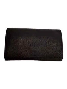 LOEWE Leather 6-Ring Key Case, Brown, Plain Design, Women's Accessory - Picture 1 of 4
