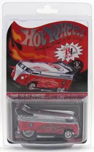 Customized VW Drag Bus Thank You RLC Members Hot Wheels Collectors Red Line Club - Picture 1 of 2