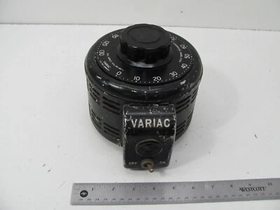 Autotransformador Variac 115v Entrada 5a 50-60 SIN PROBAR SIN CABLE Foto 1 de 4