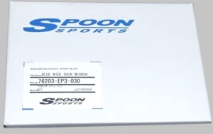 SPOON Blue Wide Door Mirror 76203-EP3-030 For "JDM" Honda Civic EP3 Type R New - Bild 1 von 6