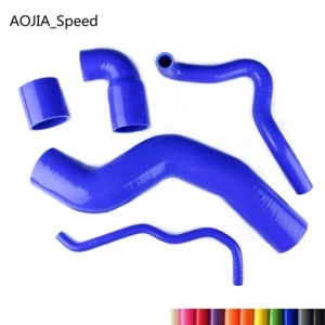 Blue For GOLF JETTA MK4 Beetle Bora AUDI A3/A4 TT 1.8T Silicone Radiator Hose - Picture 1 of 10