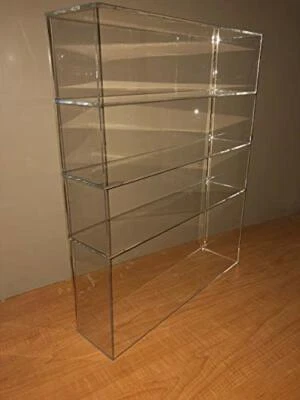 305Displays Acrylic Countertop Display Showcase 19"w x 5"d x 24"h w/3 Shelves