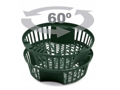 FP 10 Stück Pflanzschalen Blumenzwiebel Pflanzkorb Tulpen Herbstpflanzung ⌀ 27cm PP