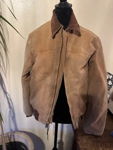 VTG Carhartt Size 34 Detroit Jacket Small Jacket Lined Duck Canvas - Picture 1 of 8
