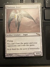 MTG - Platinum Angel - Mirrodin - Regular Rare MP/HP
