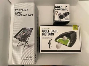 SENSECLUB Portable Golf Chipping Net, PROTOCOL Golf Ball Return & Rangefinder - Picture 1 of 10