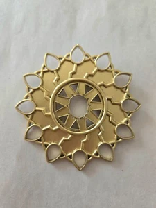 3D Druck Gold Medaillon Anhänger Schmuck - Bild 1 von 2