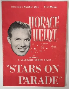 VAUDEVILLE 1949-50 Stars on Parade Horace Heidt A Variety Revue Program Booklet - Picture 1 of 11