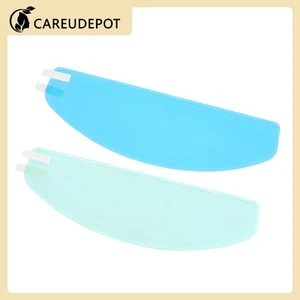 2 Pcs 9.65"x3.46" Rain Proof Anti Fog Film for Motorcycle Helmet Universal - Bild 1 von 7