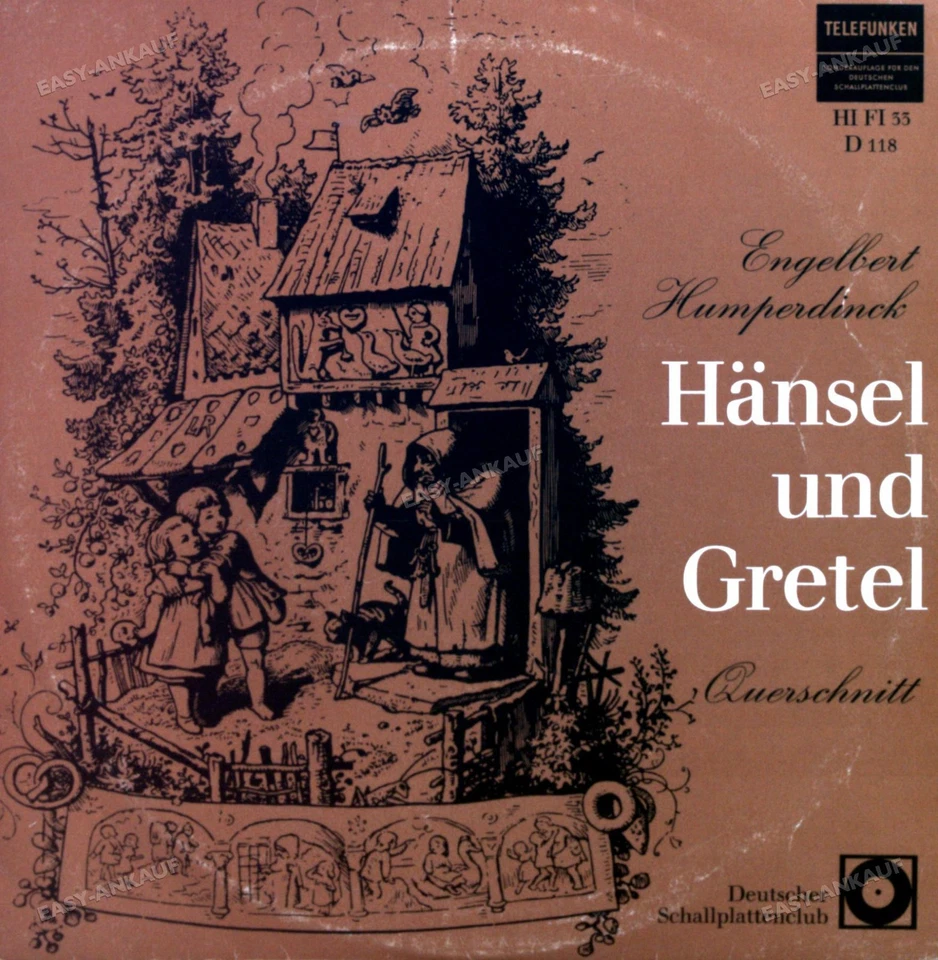 Engelbert Humperdinck - Hänsel Und Gretel (Querschnitt) GER LP 10" (VG/VG) .* - Image 1 of 1