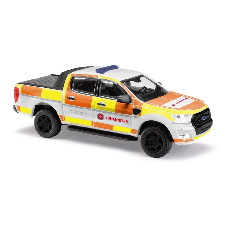 Busch 52848 Ford Ranger Johanniter Würzburg HO 1:87 NUOVO - Immagine 1 di 1