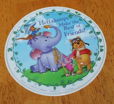 DecoPac ~ DISNEY'S HEFFALUMP 5 INCH CIRCULAR CAKE TOPPER LAY-ON - PLASTIC - New - Image 1 of 3