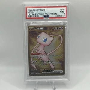 Mew ex - (151 Tarjeta de Metal) 205/165 Sv: Escarlata y Violeta 151 Regular PSA 9 - Imagen 1 de 2