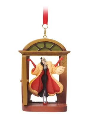 Disney Cruella De Vil 101 Dalmatians Sketchbook Ornament New - Image 1 of 4