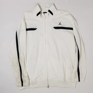 AIR JORDAN Jacket Windbreaker White Mens XXL - Picture 1 of 8