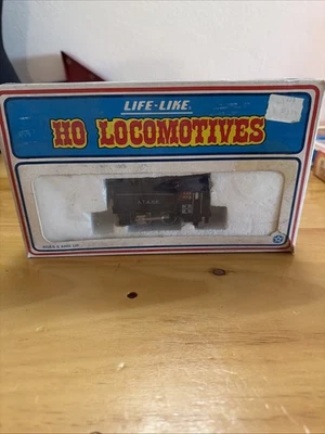 Life-Like escala HO A.T.&S.F. Santa Fe 0-4-0 Dockside Loco 27079 não testado como está - Imagem 1 de 4