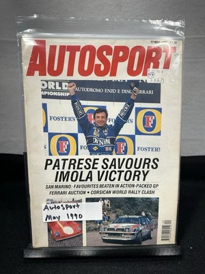 AUTOSPORT Magazine May 17 1990 Patrese Imola Victory San Marino GP Ferrari Rally - Image 1 of 4