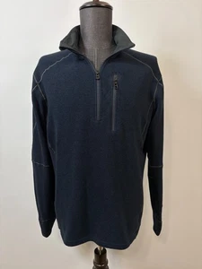 Kuhl Interceptr Full Zip Fleece Jacket Sweater Mens XL Navy Better Sweater 0488 - Picture 1 of 7