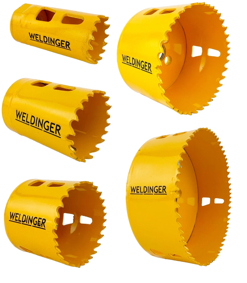 Bi-Metall Lochsäge 20-110 mm Schnellwechselsystem Metall und Holz - WELDINGER - Bild 1 von 1