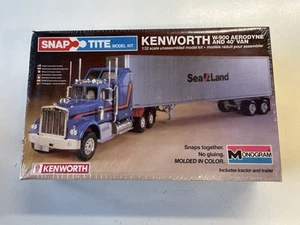 Vintage 1981 Snap Tite Model Kit Kenworth W900 Aerodyne Truck Sealed by Monogram - Picture 1 of 8