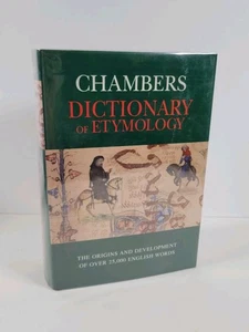 VG | Chambers Dictionary of Etymology 2001 Edition HC DJ - Picture 1 of 9