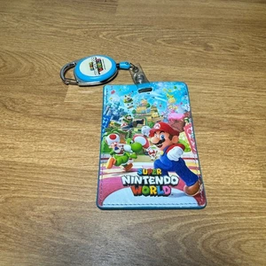Universal Epic Universe Super Nintendo World Mario ID Badge Lanyard Holder - Picture 1 of 3