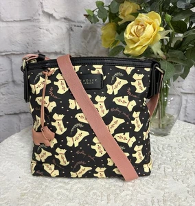 👜RADLEY Ladies “Dotty Dog” Coated Cotton Small Crossbody, Excellent Condition👜 - Picture 1 of 8