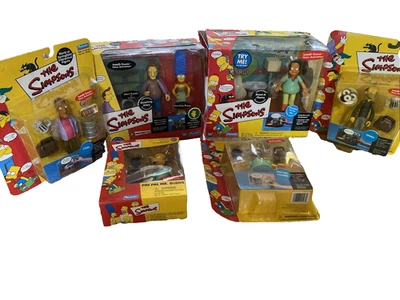 The Simpsons WOS SEVEN Bowling figures and environments - Image 1 of 4