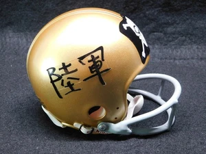 1962 Navy Midshipmen Jolly Roger RK 2 Bar Throwback Mini Helmet Roger Staubach - Picture 1 of 6