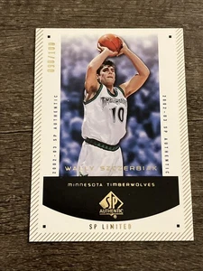 Auténtico SP Limited #49 2002-03 Wally Szczerbiak/100 - Timberwolves - Imagen 1 de 3