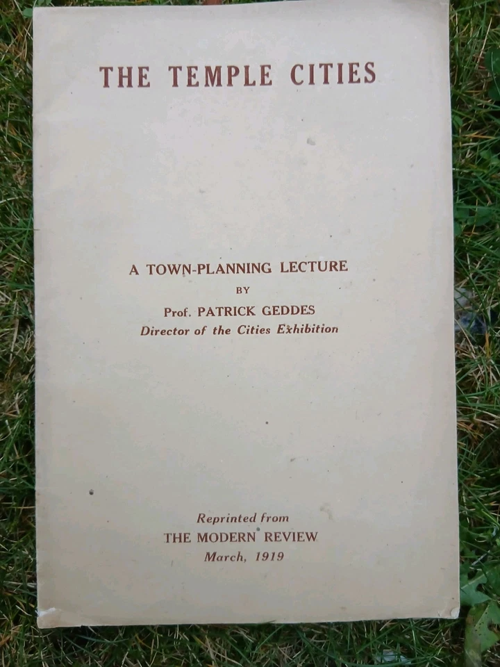 The Temple Cities Prof Patrick Geddes India 1919 - Image 1 of 4