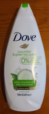  Dove Refreshing Cucumber & Green Tea Body Wash 750ml /25.36oz - Image 1 of 2