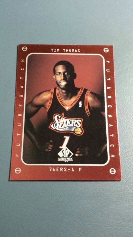 TIM THOMAS 1997-1998 UPPER DECK SP AUTHENTIC FUTUREWATCH CARD # 172 B0323 - Image 1 of 1