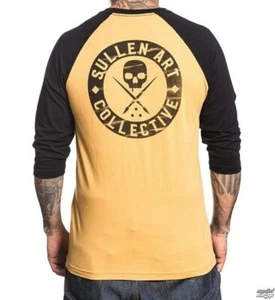 Camiseta de béisbol Sullen Badge Of Honor Built Raglán para hombre mostaza SCM1260 - Imagen 1 de 3
