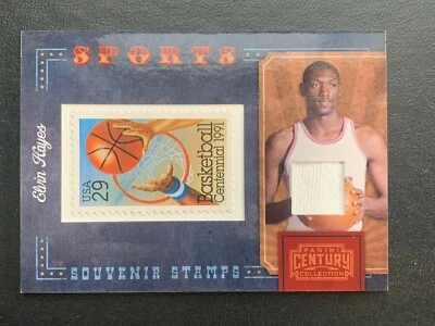 2010 Panini Century Sports Souvenir Stamps Relic Card #28 Elvin Hayes 106/250 - Image 1 of 4