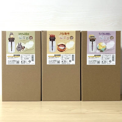 Studio Ghibli Desktop Humidifier 3 types set Totoro Calcifer Ootori-sama Japan - Image 1 of 4