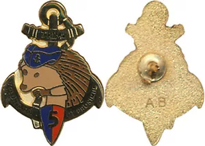 2° Régiment d’Infanterie de Marine,5° Compagnie,hérisson,PIN’S,A.Bertrand(2836) - Imagen 1 de 1