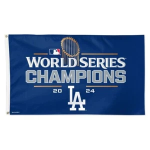 Los Angeles Dodgers Wincraft WS Champions 3x5 Deluxe Flag - Picture 1 of 1