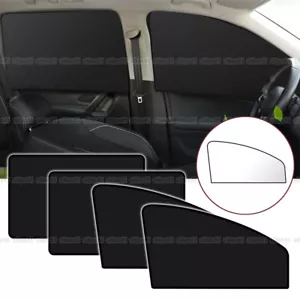 4Pcs Car Side Window Magnetic UV Protection Sunshade Cover Curtain Accessories - Picture 1 of 11
